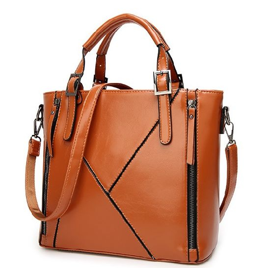 Stitching Lady Handbag Designer Fashion Shoulder Bag (WDL0189)