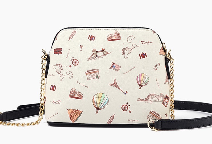 Printing Pattern River Decoration Crossbody Promotion Lady Handbag Cluotch (WDL0230)