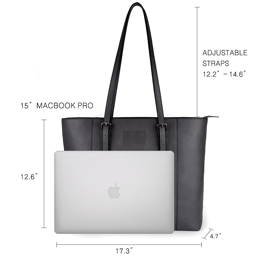 Metal Decoration Lady Laptop Tote Large Capacity Shoulder Bag Popular Handbag Women Bag (WDL0330)