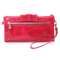 Clutch Wallet Card Holder Purse Wallet Coin Pcoket with Chain Leather Wallet Ladies Mini Purse with ID Window (WDL01100)