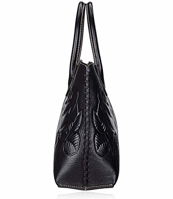 PU Leather Emboss Flower Lady Handbag Ladies Handbags Designer Handbag Fashion Bags (WDL01488)