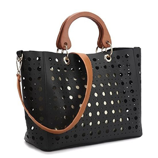PU Leather Handbag Laser Handbag Women Tote Large Capacity Handbag Promotional Handbag Shoulder Bag (WDL0538)