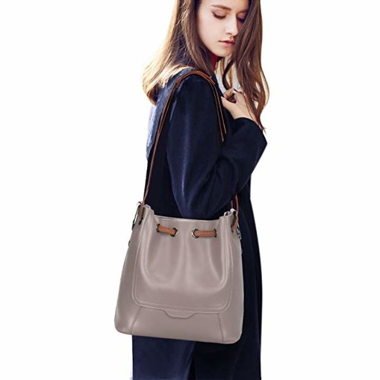 Bucket Bag Fashion Lady Handbag Designer Bag PU Leather Bags Ladies Handbag (WDL01470)
