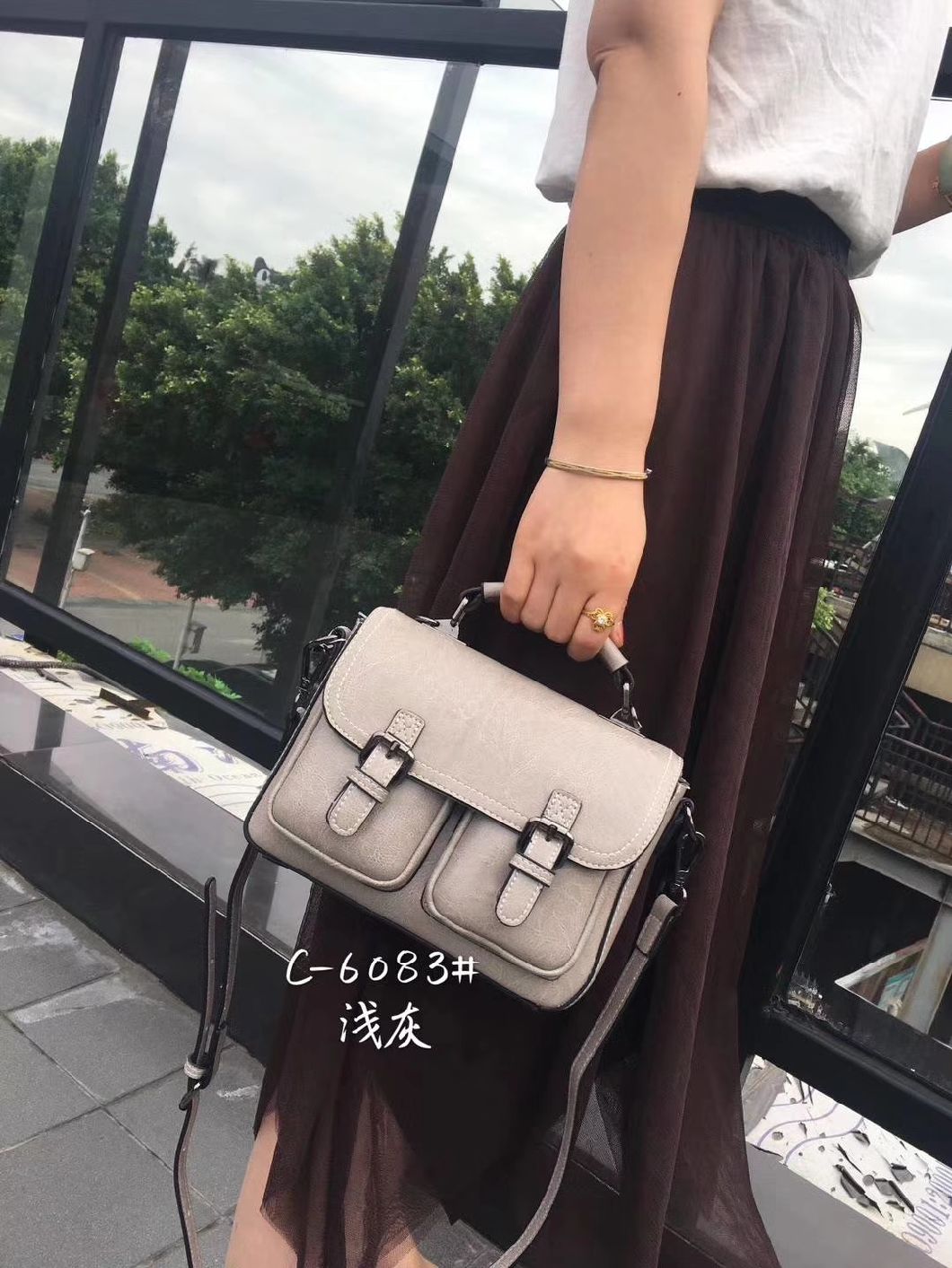 Lady Handbag Female Handbags Fashionable Handbag Popular Lady Handbag Ladies Handbag PU Leather Bags (WDL01150)