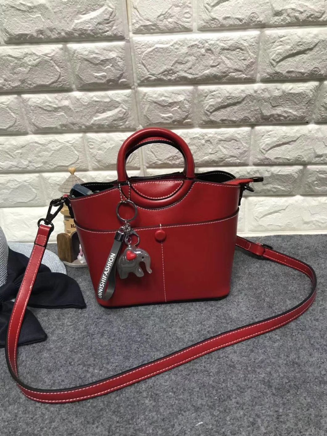 Lady Handbag Female Handbags Fashionable Handbag Ladies Handbag Fashion Bag PVC PU Handbag Ladies Handbag Ladies Handbags (WDL01151)