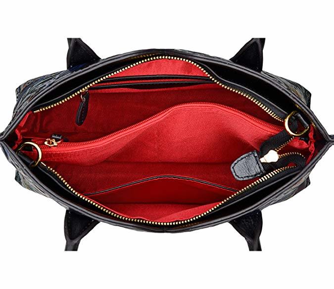 PU Leather Flower Lady Handbags Ladies Handbag Fashion Flower OEM Bags (WDL01487)