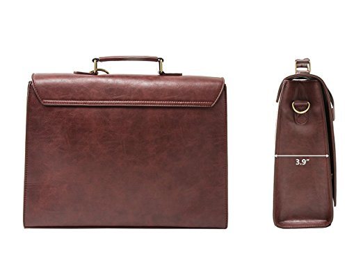 Fashion Lady Message Bag Laptop Handbag for Women Design Lady Handbag PU Leather Bag Computer Bag for Ladies (WDL0468)