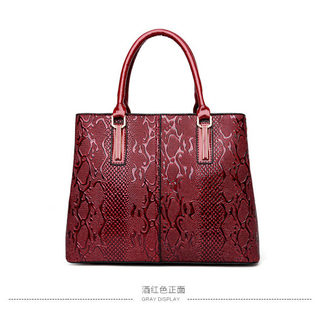 Luxury Fashion Lady Handbag Shining PU Bag (WDL0866)