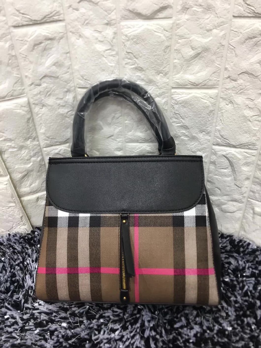 Women Bag Ladies Handbags Zippered Fashion Lady Handbag Promotion Ladies Bags Leather Handbags (WDL0098)