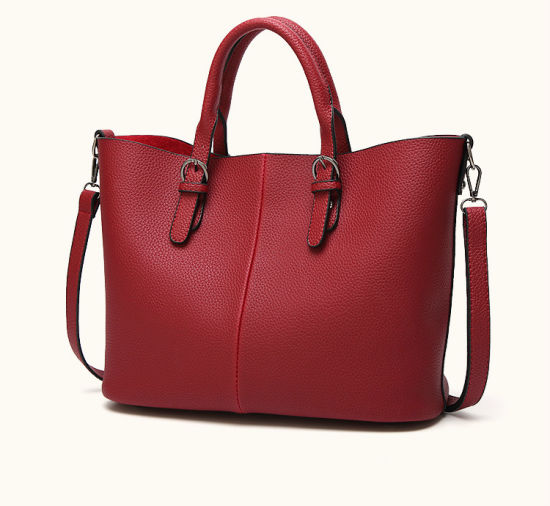 Classic PU Women Handbag Work Bag Chain Store Bag (WDL0812)