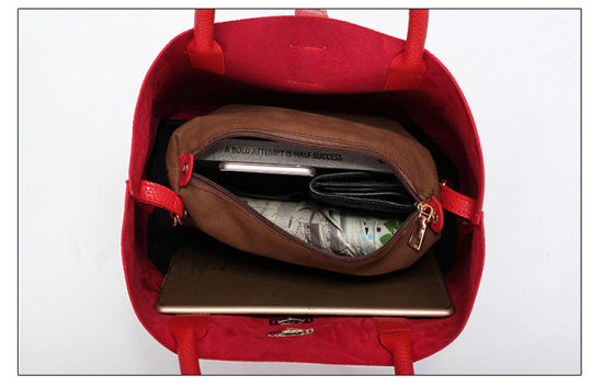 Small Bucket Messenger Bag Girl Shoulder Bag Shopper Bag (WDL0871)