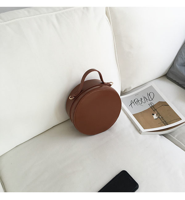 Round Ladies Handbags Fashion Designer Women Bag Promotional Bag Lady Hand Bag PU Leather Bags (WDL0364)