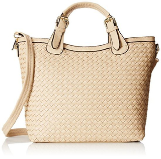 Ladies Handbag Webbing PU Leather Bag Women Handbag Fashion Lady Tote Mummy Bag Large Capacity Bag (WDL0398)