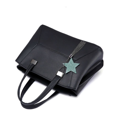 Fashion Women Bag PU Leather Handbags Tassel Lady Handbag (WDL0863)