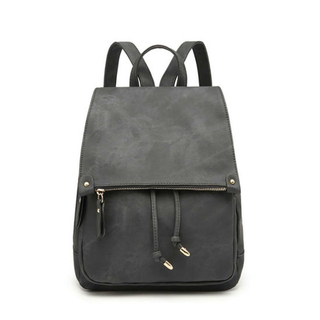 Vintage Scrub PU Leather Backpack Lady Daily Backpack (WDL0931)