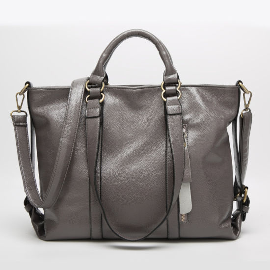Long PU Decoration Fashion Tote Mummy Bag Shoulder Bag PU Leather Bags Fashion Handbag Ladies Hand Bags (WDL0219)