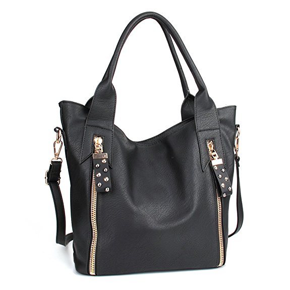 PU Leather Handbag Zipper Handbag Women Tote Ladies Handbag Leather Bags Shoulder Bag Fashion Women Bag (WDL0539)