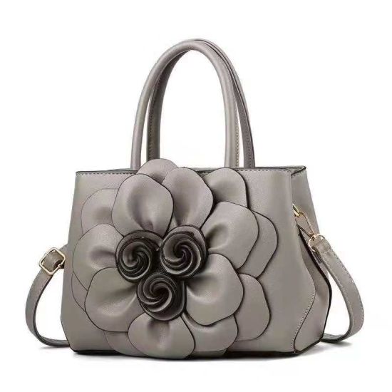 Lady Handbags Wholesale Fashion Handbags Leather Handbags Tote Bag Lady Handbag Woman Handbag Flower Bag (WDL014549)