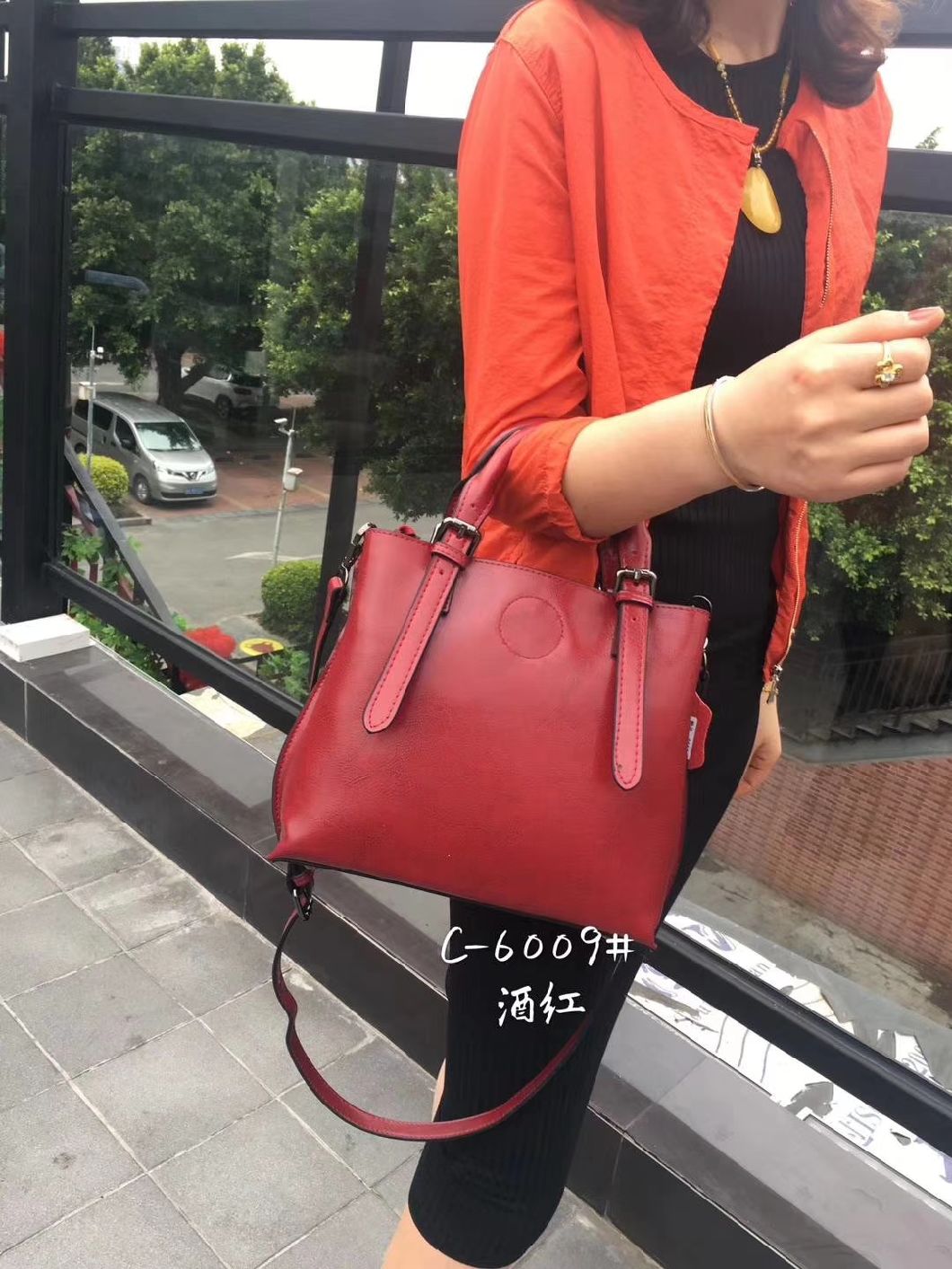 Lady Handbag Female Handbags PU Leather Handbag Fashionable Handbag Popular Lady Handbag Fashion Bag Ladies Bag (WDL01155)