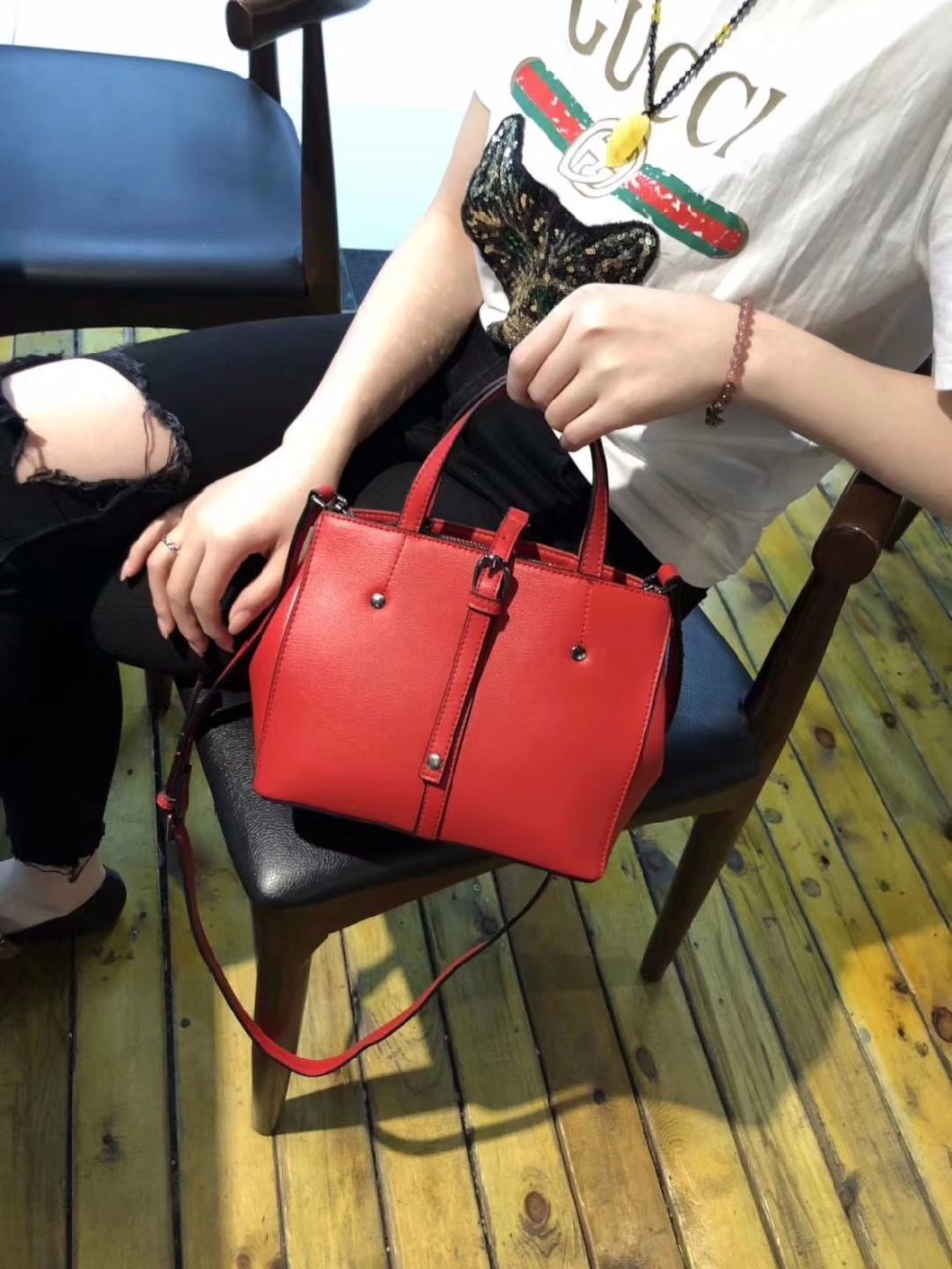 Pupolar Lady Handbag Ladies Handbag Fashion Bag Ladies Bag PU Leather Handbag OEM/ODM Handbags (WDL01149)