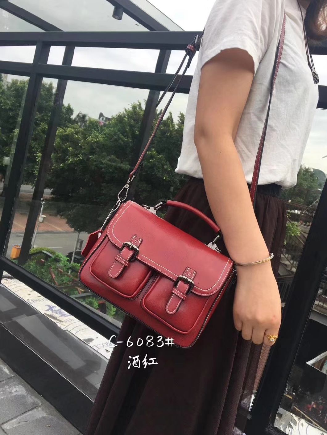 Lady Handbag Female Handbags Fashionable Handbag Popular Lady Handbag Ladies Handbag PU Leather Bags (WDL01150)