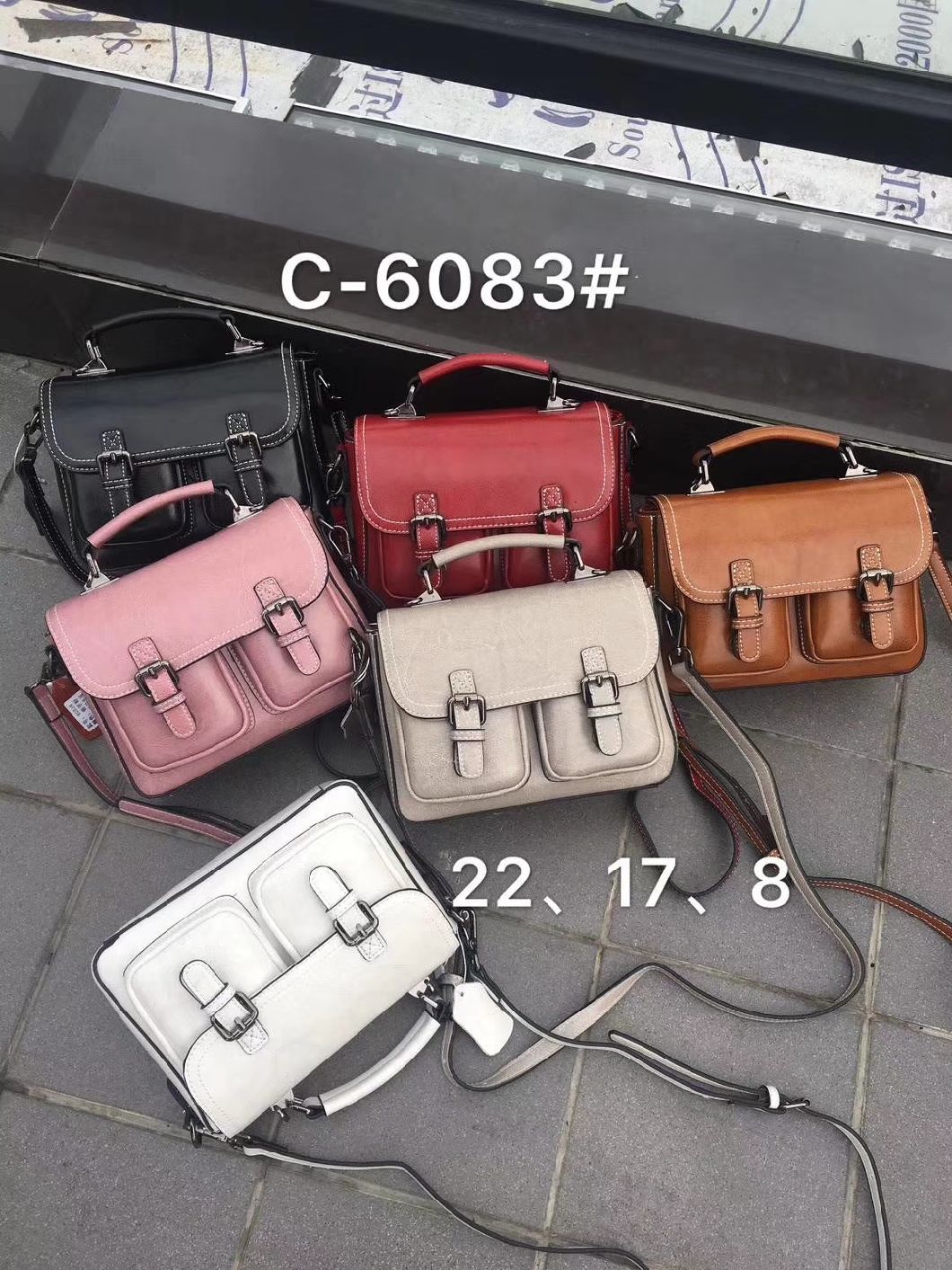 Lady Handbag Female Handbags Fashionable Handbag Popular Lady Handbag Ladies Handbag PU Leather Bags (WDL01150)
