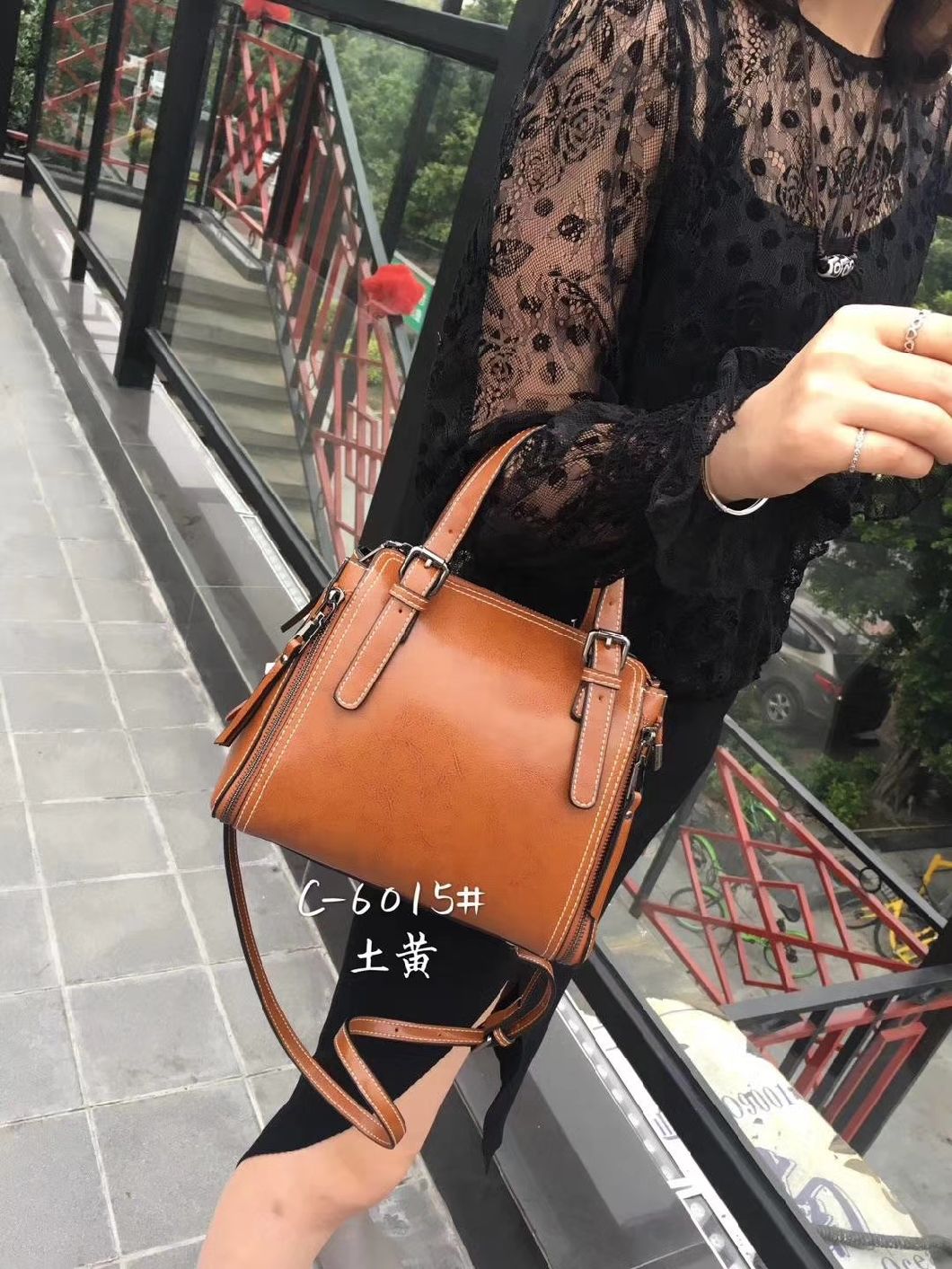 Lady Tote Large Capacity Handbag Female Handbags Ladies Handbag Women Handbag Pupular Lady Handbag Leahter Bag (WDL01153)