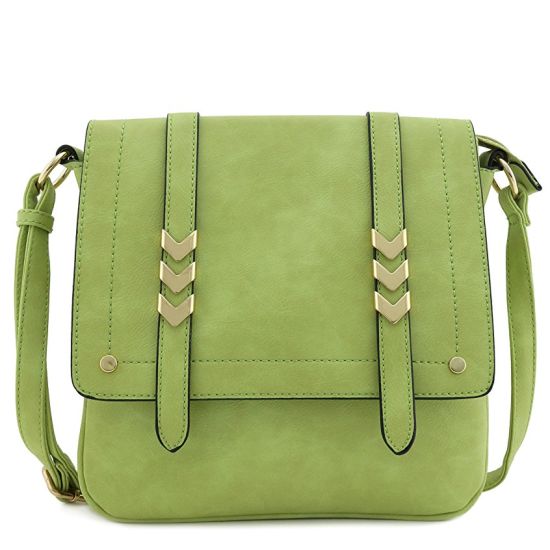 Nice Design Women Crossbody with Metal Decoration Shoulder Bag (WDL0259)