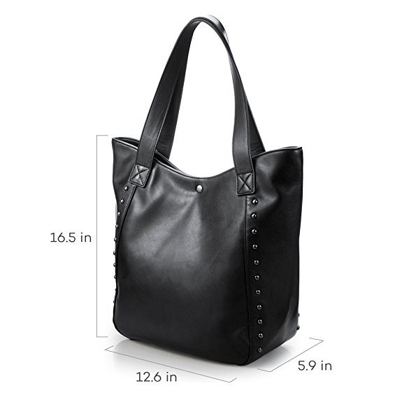 New Fashion Handbag 2018 PU Leather Handbag with Rivet Dectration Handbag Women Handbag (WDL0506)
