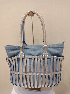 Canvas with PU Leather Handbags Tote Bags Shoulder Bags Women Bags Designer Bags (WDL0417)