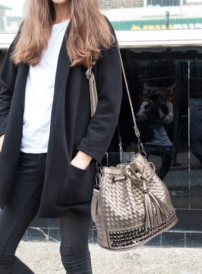 Nice Designer Fashion Lady Bucket Bag Shoulder Bag (WDL0126)