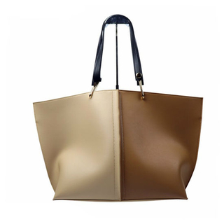 Ladies Handbags Simple PU Leather Tote Bag Women Bags (WDL0989)