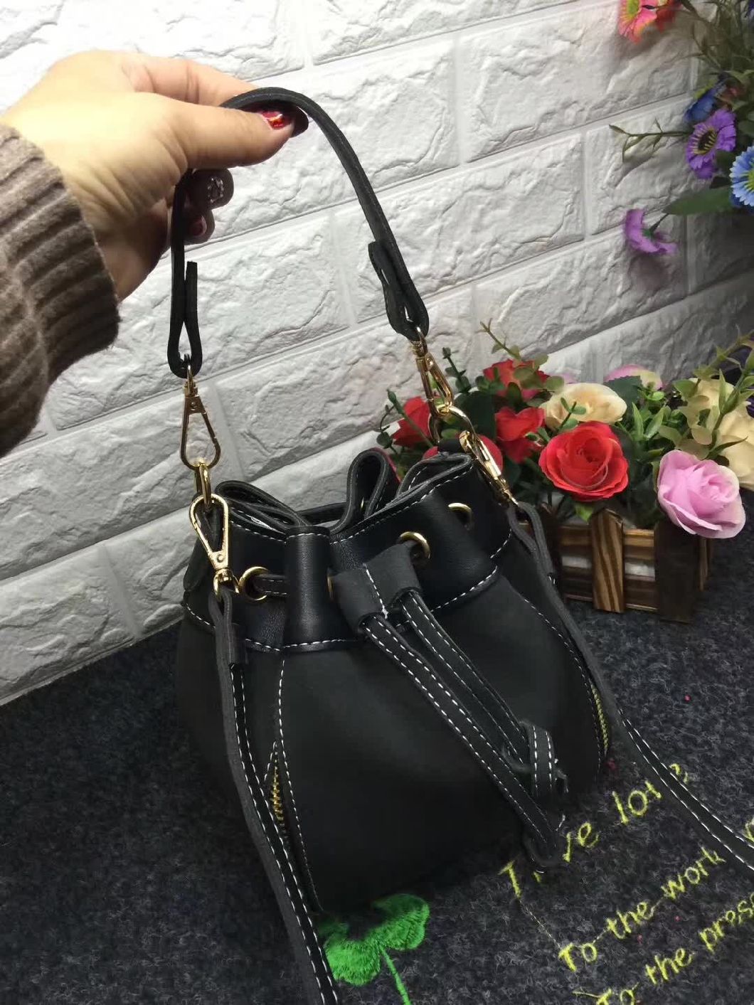 Fashion Bucket Bag, Lady Handbag, Nice Design with Good Price Bag Popular Lady Handbag (WDL0103)
