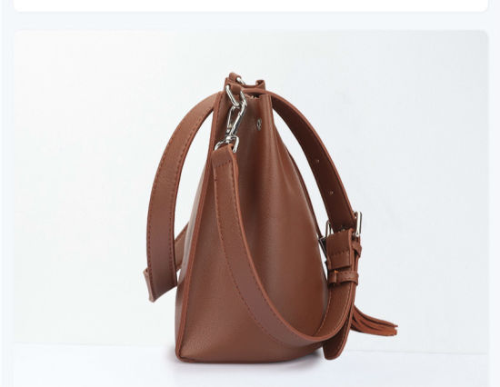 New Arrival Ladies Handbag Bucket Bag Tassels Shoulder Bag Women Bag (WDL0997)