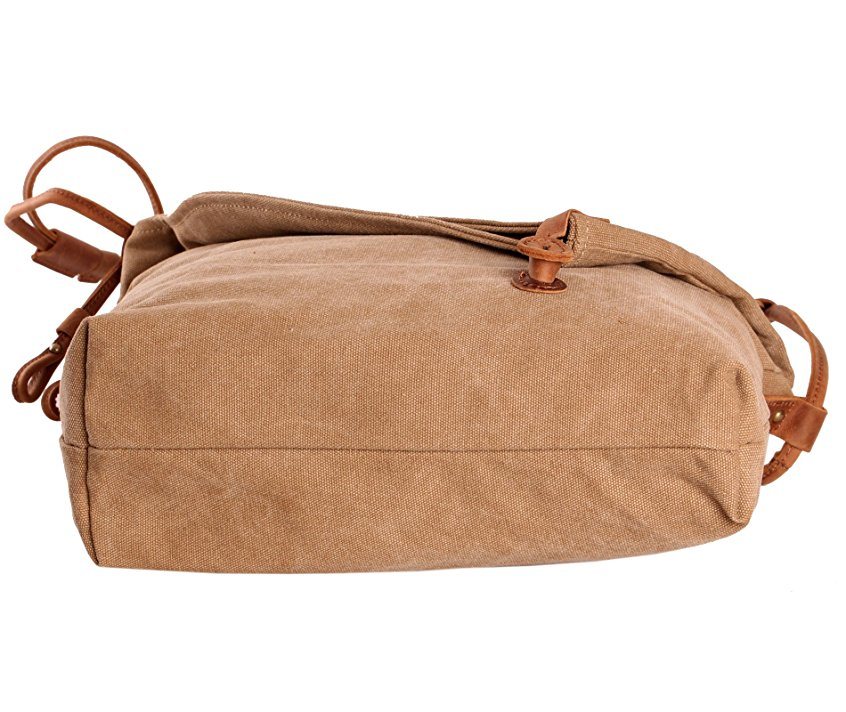 Canvas PU Leather Lady Handbag Hot Sell Fashion Shoulder Bags Popular Handbag (WDL0293)