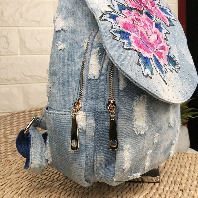 Canvas Backpack Canvas Bag Fashion Bags Women Bag Lady Canvas Bags Designer Bag (WDL01378)