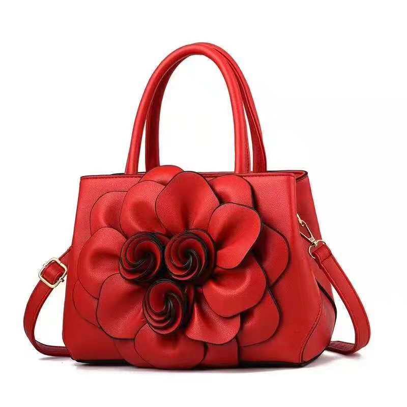 Lady Handbags Wholesale Fashion Handbags Leather Handbags Tote Bag Lady Handbag Woman Handbag Flower Bag (WDL014549)