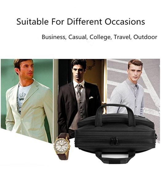 Laptop Bag Fashion Travel Briefcase with Orjanizer Expandable Large Hybrid Shoulder Bag Business Message Briefcase (WDL01130)