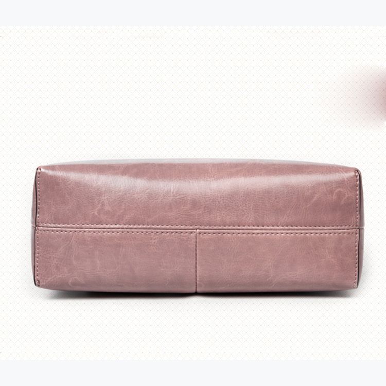 Second layer cowhide cross-body bag for lady