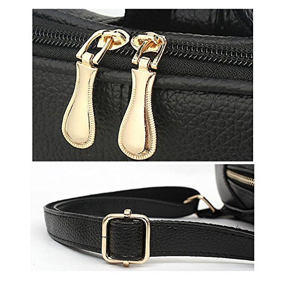 Fashion Lady PU Leather Backpack School Student Backpack Women Backpack Design Backpack (WDL0548)