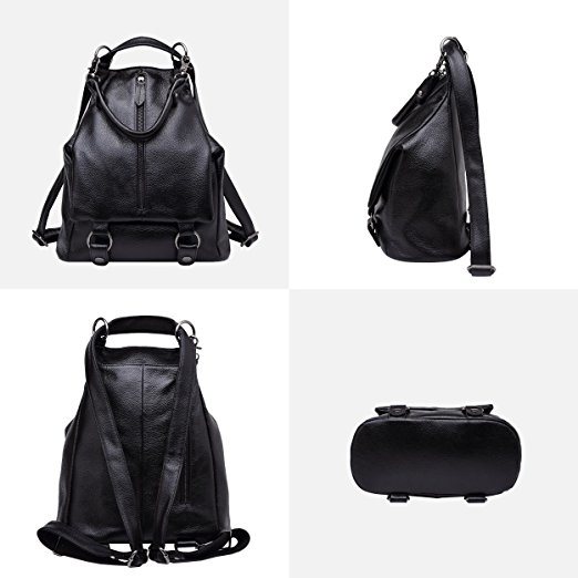 Nice Design PU Leather Lady Student School Hot Sell Backpack High Quality Hot Sell Backpack (WDL0553)