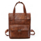 Vintage Top-Handle Backpacks Lady PU Leather Backpack (WDL0928)