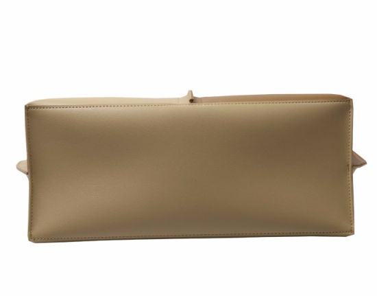 Ladies Handbags Simple PU Leather Tote Bag Women Bags (WDL0989)