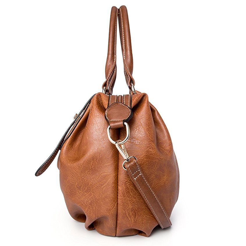 Contrast Stiching Color Fashion PU Lady Shoulder Bag Handbag Designer Handbag (WDL0284)