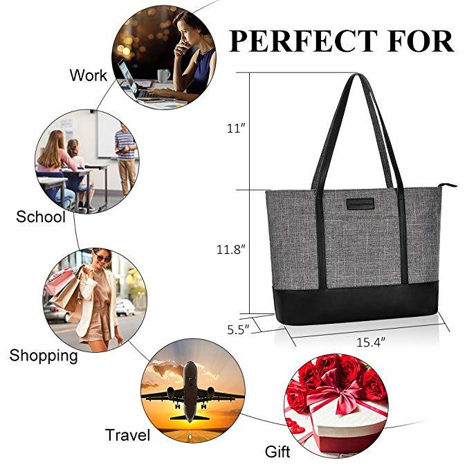 Women Laptop Bag Tote Bag Ladies Business Bag Lady Message Bag Computer Bag Designer Bag Fashion Tote Bag (WDL01438)
