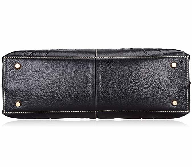 PU Leather Emboss Flower Lady Handbag Ladies Handbags Designer Handbag Fashion Bags (WDL01488)