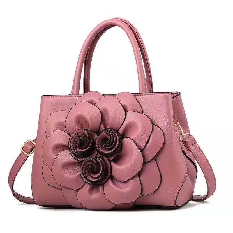Lady Handbags Wholesale Fashion Handbags Leather Handbags Tote Bag Lady Handbag Woman Handbag Flower Bag (WDL014549)