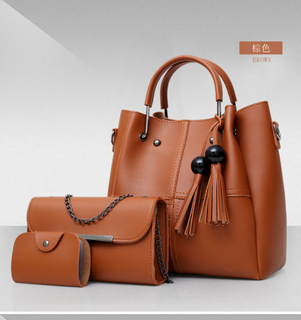 3PCS Low Price Lady Handbag Set Promotional Women Handbag Crossbody Bag Cheap Bag (WDL0765)