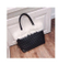 New Winter Fashion Ladies Handbag Fur Trim Classic Handbag Women Tote PU Shoulder Bag