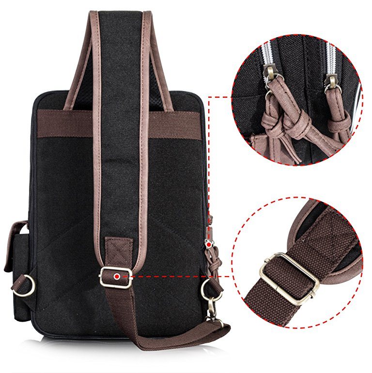 PU Canvas Lady Shoulder Bag and Backpack Fashion Bag School Bags (WDL0315)